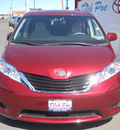 toyota sienna 2011 red van gasoline 6 cylinders front wheel drive automatic 79925