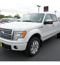 ford f 150 2010 white platinum platinum flex fuel 8 cylinders 4 wheel drive automatic with overdrive 07724