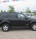 ford escape 2008 black suv xlt gasoline 4 cylinders front wheel drive automatic with overdrive 62863