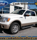 ford f 150 2012 white lariat flex fuel 8 cylinders 4 wheel drive automatic with overdrive 32401