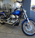 harley davidson fxst 2007 blue softail standard 2 cylinders not specified 45342
