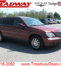 chrysler pacifica 2007 red suv touring gasoline 6 cylinders all whee drive automatic 45840