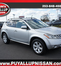 nissan murano 2006 silver suv sl gasoline 6 cylinders all whee drive automatic 98371