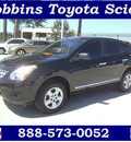 nissan rogue 2011 black s gasoline 4 cylinders front wheel drive automatic 75503