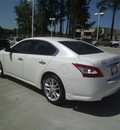 nissan maxima 2009 white sedan 3 5 s gasoline 6 cylinders front wheel drive automatic 75503