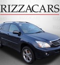 lexus rx 2007 blue navi suv 400h hybrid awd hybrid 6 cylinders all whee drive automatic with overdrive 60462