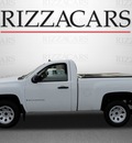 chevrolet silverado 1500 2008 white pickup truck gasoline 6 cylinders 2 wheel drive automatic with overdrive 60546
