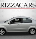 chevrolet aveo 2007 silver sedan lt gasoline 4 cylinders front wheel drive automatic with overdrive 60546