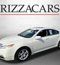 acura tl 2009 white sedan gasoline 6 cylinders front wheel drive automatic with overdrive 60546