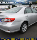 toyota corolla 2011 silver sedan le gasoline 4 cylinders front wheel drive automatic 98632