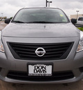 nissan versa 2012 dk  gray sedan gasoline 4 cylinders front wheel drive automatic with overdrive 76018