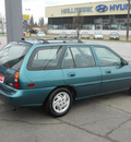 ford escort 1998 green wagon se gasoline 4 cylinders front wheel drive automatic 99208