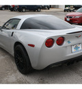 chevrolet corvette 2009 silver coupe gasoline 8 cylinders rear wheel drive 6 speed manual 77388