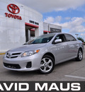 toyota corolla 2011 silver sedan le gasoline 4 cylinders front wheel drive automatic 32771