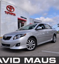toyota corolla 2009 silver sedan s gasoline 4 cylinders front wheel drive automatic 32771