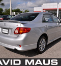 toyota corolla 2009 silver sedan s gasoline 4 cylinders front wheel drive automatic 32771