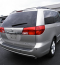 toyota sienna 2004 silver van xle 7 passenger gasoline 6 cylinders front wheel drive automatic 34788