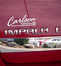 chevrolet impala 2008 red sedan lt flex fuel 6 cylinders front wheel drive automatic 55448