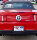 ford mustang 2012 red v6 premium gasoline 6 cylinders rear wheel drive automatic 62708