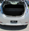 nissan leaf 2012 silver hatchback sl l electric front wheel drive automatic 33884