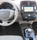 nissan leaf 2012 silver hatchback sl l electric front wheel drive automatic 33884