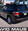 toyota highlander 2012 black suv gasoline 4 cylinders front wheel drive automatic 32771