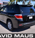 toyota highlander 2012 black suv gasoline 4 cylinders front wheel drive automatic 32771