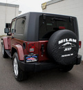 jeep wrangler 2007 red suv sahara gasoline 6 cylinders 4 wheel drive 6 speed manual 98371