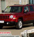 jeep patriot 2011 red suv latitude gasoline 4 cylinders 4 wheel drive automatic 62034