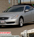 infiniti g37x 2009 silver coupe gasoline 6 cylinders all whee drive automatic 62034