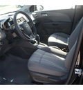 chevrolet sonic 2012 black sedan gasoline 4 cylinders front wheel drive 6 spd auto connivity plus 77090