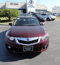 acura tsx 2009 dk  red sedan tech gasoline 4 cylinders front wheel drive automatic with overdrive 60462