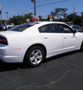 dodge charger 2011 white sedan gasoline 6 cylinders rear wheel drive automatic 32447