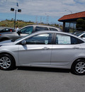hyundai accent 2012 silver sedan gls gasoline 4 cylinders front wheel drive automatic 94010