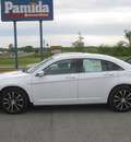 chrysler 200 2012 white sedan touring flex fuel 6 cylinders front wheel drive 6 speed automatic 62863