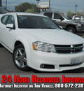 dodge avenger 2011 white sedan lux gasoline 4 cylinders front wheel drive automatic 99212