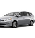 toyota prius v 2012 silver wagon hybrid 4 cylinders front wheel drive not specified 34788