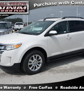 ford edge 2012 white suv sel gasoline 4 cylinders front wheel drive 6 speed automatic 77388