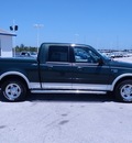 ford f 150 2002 dk  green pickup truck lariat gasoline 8 cylinders rear wheel drive automatic 77388