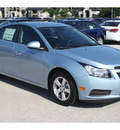 chevrolet cruze 2012 lt  blue sedan lt gasoline 4 cylinders front wheel drive automatic 77090