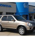 honda cr v 2006 beige suv special edition gasoline 4 cylinders all whee drive automatic 77065