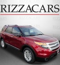ford explorer 2013 red suv xlt flex fuel 6 cylinders 2 wheel drive automatic with overdrive 60546