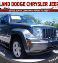 jeep liberty 2012 gray suv sport gasoline 6 cylinders 2 wheel drive automatic 33157