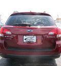 subaru outback 2011 red wagon 2 5i limited gasoline 4 cylinders all whee drive automatic 45324