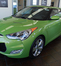 hyundai veloster 2012 electrolyte green coupe ecoshift dct gasoline 4 cylinders front wheel drive automatic 94010