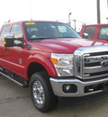 ford f 250 super duty 2012 red xlt biodiesel 8 cylinders 4 wheel drive 6 speed automatic 62863
