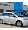 honda odyssey 2012 silver van touring elite gasoline 6 cylinders front wheel drive automatic with overdrive 77065