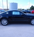 ford mustang 2013 black coupe gasoline 6 cylinders rear wheel drive 6 speed automatic 77388