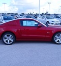 ford mustang 2013 red coupe gasoline 8 cylinders rear wheel drive 6 speed automatic 77388