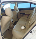 honda accord 2012 white sedan ex l v6 w navi gasoline 6 cylinders front wheel drive automatic 28557